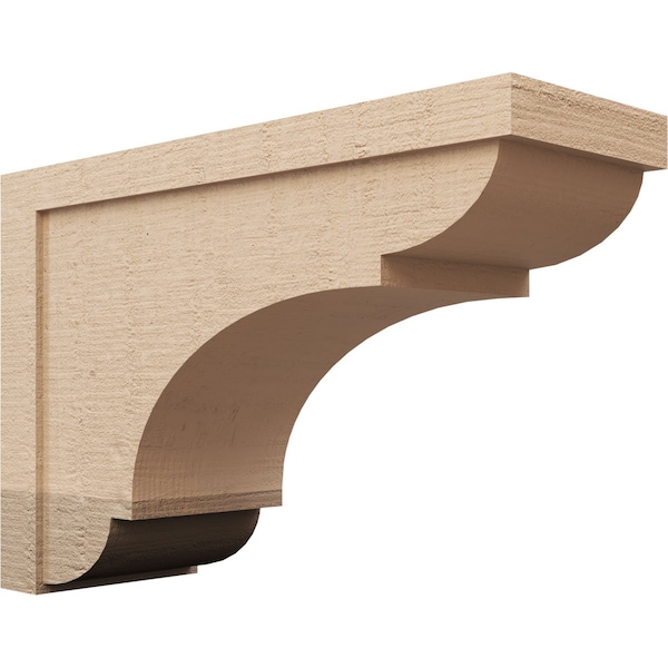 Ekena Millwork 12"W x 36"D x 24"H Classic Bryant Rough Cedar Woodgrain TimberThane Corbel, Primed Tan CORUR12X36X24BRYRCPR - main